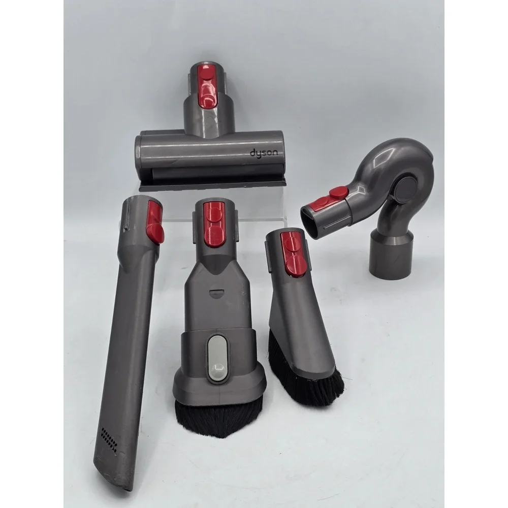Dyson V8 Animal Accessories 5 PCs - Slot Pickup, Slant Brush, Mini Brush, Roller